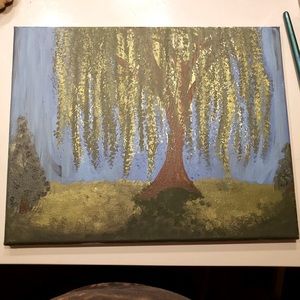 Weeping willow painting